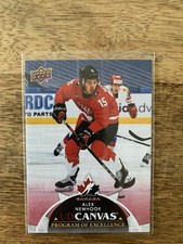 2021-22 Upper Deck Series 2 Alex Newhook Program Of Excellence Canvas 1:192 Pack
