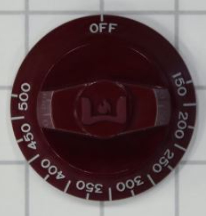Wolf Electric Range Part # 816489 - Knob, Red - Oven Therm, Svce OEM NEW
