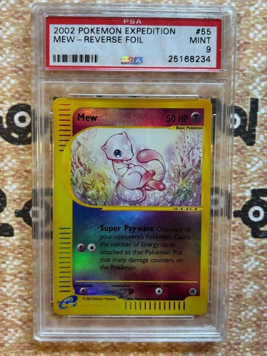 MEW PSA 9 2002 EXPEDITION 55/165 REVERSE HOLO FOIL