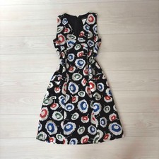 CHANEL Sleeveless Dress 100% Silk Size 40