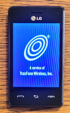 LG 840G / LG840G - Black and Silver TracFone Rare GSM Smartphone