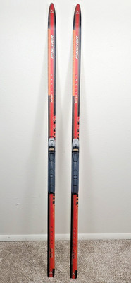 193 cm FISCHER Mtn Cross BC Crown Metal Edge X-Country Skis w/ SNS