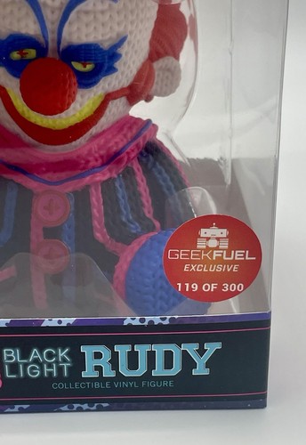 Fatto a mano da Robots Killer Klowns From Outer Space Rudy #119/300 Blacklight nuovo con scatola - Foto 5 di 6