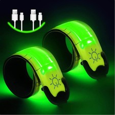 LED-Armband, wiederaufladbar, USB, reflektierend, Sicherheits- und Sportarmband