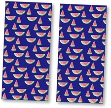 Microfiber Beach Towel Set Oversized Large Quick Dry Soft 2 Pack Watermelon