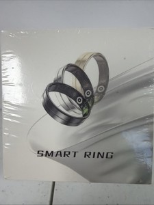 Smart Fitness Ring HR SpO2 Sleep Steps IP68 iOS Android No App Fee Silver 9