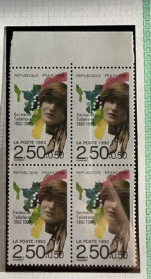 Timbres France Neufs 1992 GERMAINE TAILLEFERRE - Photo 1/2