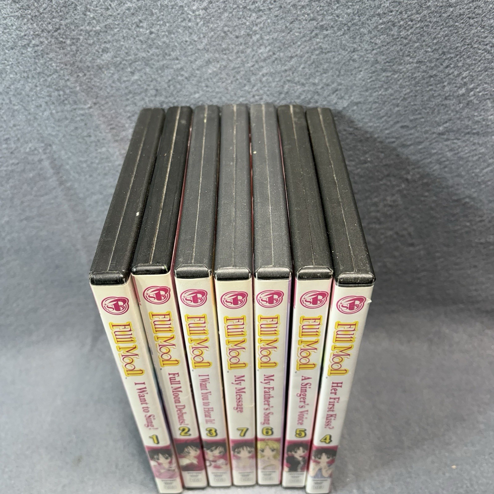 Full Moon O Sagshite 7 DVD Lot (Viz Media 2006) Volume 1 2 3 4 5 6 7
