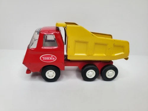 1960's Tonka Dump Truck 535 - Vintage Construction Equipment Pressed Steel Toy