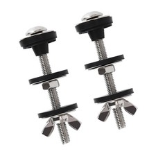 2PCS Universal Toilet Seat Screws Replacement Kit, Heavy Duty Toilet Tank Bol...