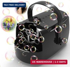 Bubble Machine Durable Automatic Bubble Blower, 18000 Big Bubbles Per Minute Bu