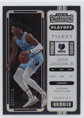 2022-23 Panini Contenders Playoff Ticket 89/249 Jaren Jackson Jr #76 02v3