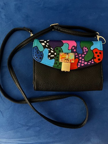 Custom Painted Purse – Upcycled Handcrafted Wearable Art