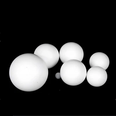 Ø100 bis 300mm Solide Silikonkugel Bouncy Ball Rund Weiß Silicagel Ventilkugeln - Bild 1 von 4