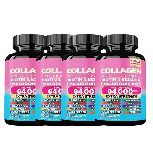 14-in-1 Kollagen & Biotin Kapseln Nahrungsergänzungsmittel 90 Kapseln (1~5 Stück) - Bild 13 von 14