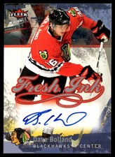 2007-08 Ultra Fresh Ink Dave Bolland Rookie Auto Chicago Blackhawks #FI-BO