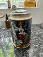 Anheuser Busch Budweiser Stein Archives Series Mirror of Truth 1995  BIN B