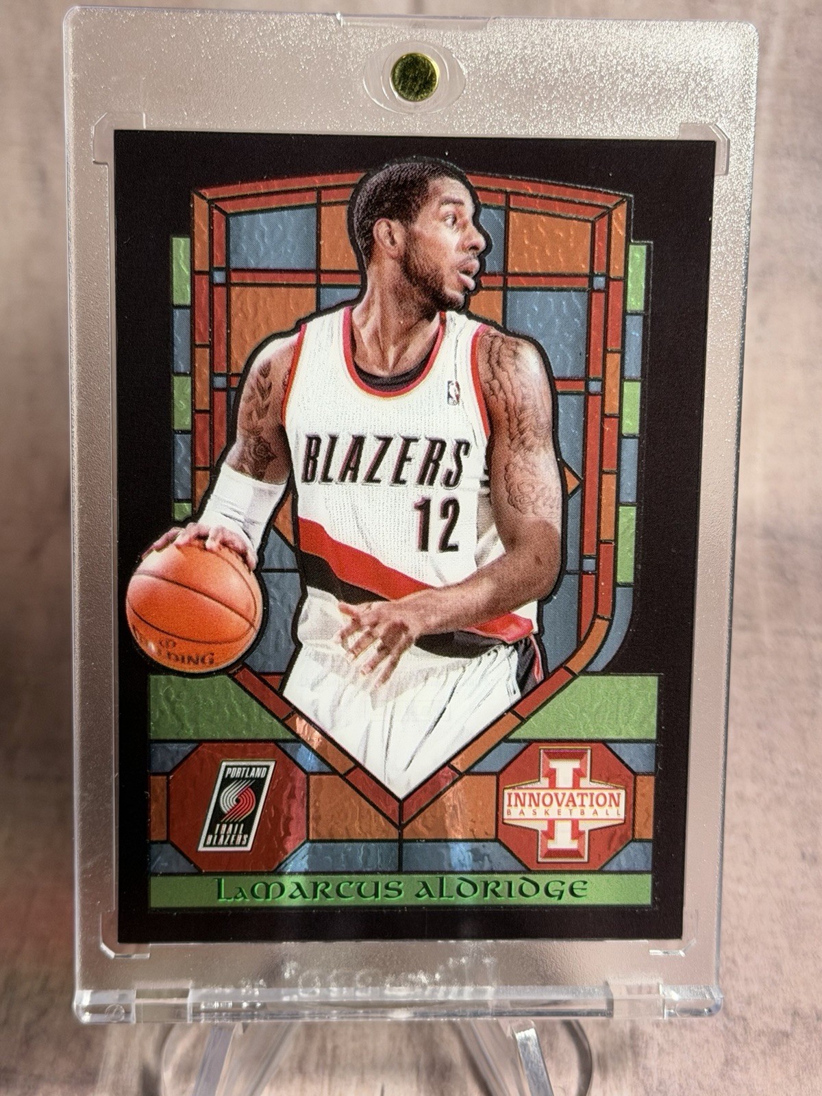 2013 Panini Innovation Lamarcus Aldridge Stained Glass Portland Trail Blazers