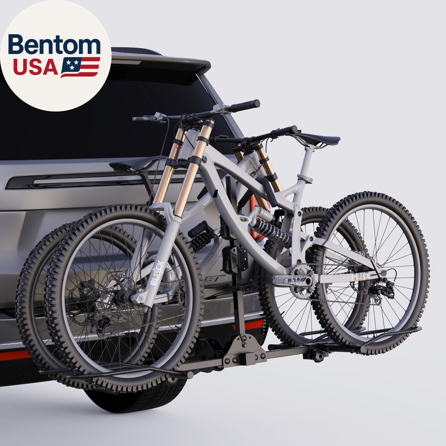 Bike Racks for Ebikes,Fat Tire Bike Rack for Tow Hitch 2-Bik