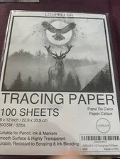 100pcs Tracing Paper Suitable For Pencil Ink, And Markers. DWK/153