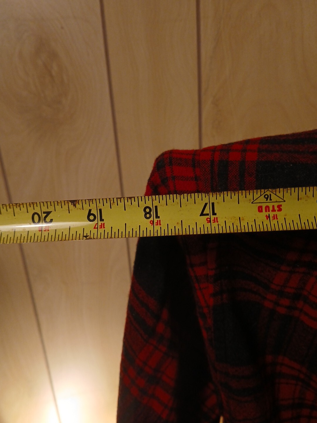 Vintage Pendleton Flannel Button Down Shirt Mens Size Medium Wool Plaid Adult