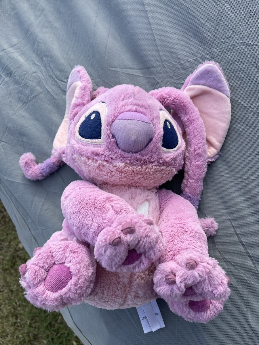 Disney Store Lilo Stitch Angel Pink Purple Plush Stuffed Animal