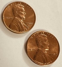 1959  P & D   Lincoln Memorial Cents - BU (two coins)  LMC 1959 P&D BU #1
