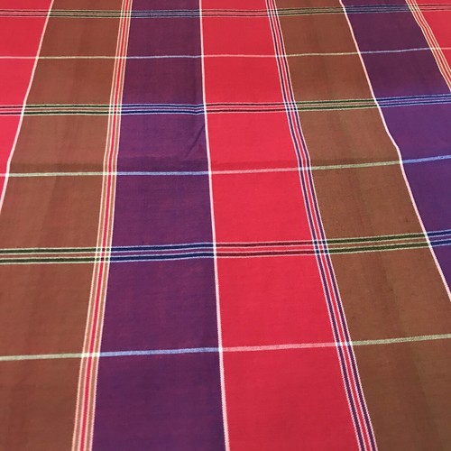 Men's Thai Native Northeastern Open / Tube Sarong Grid Pattern Multi-Color Wrap - Picture 123 of 144