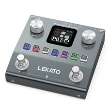 LEKATO ME-01 Multi Effect Guitar Pedal Mini Electric Guitar Bass Effects Pedal