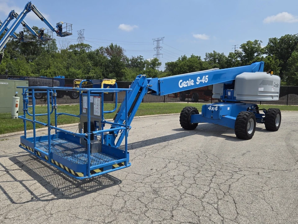 ТЕЛЕСКОПИЧЕСКАЯ СТРЕЛА 2017 GENIE S-45 DIESEL 4X4 45 ФУТОВ ПОДЪЕМНИК ВОЗДУШНЫЙ ПОДЪЕМНИК СТРЕЛА ПОДЪЕМНИК JLG - Изображение 3 из 4