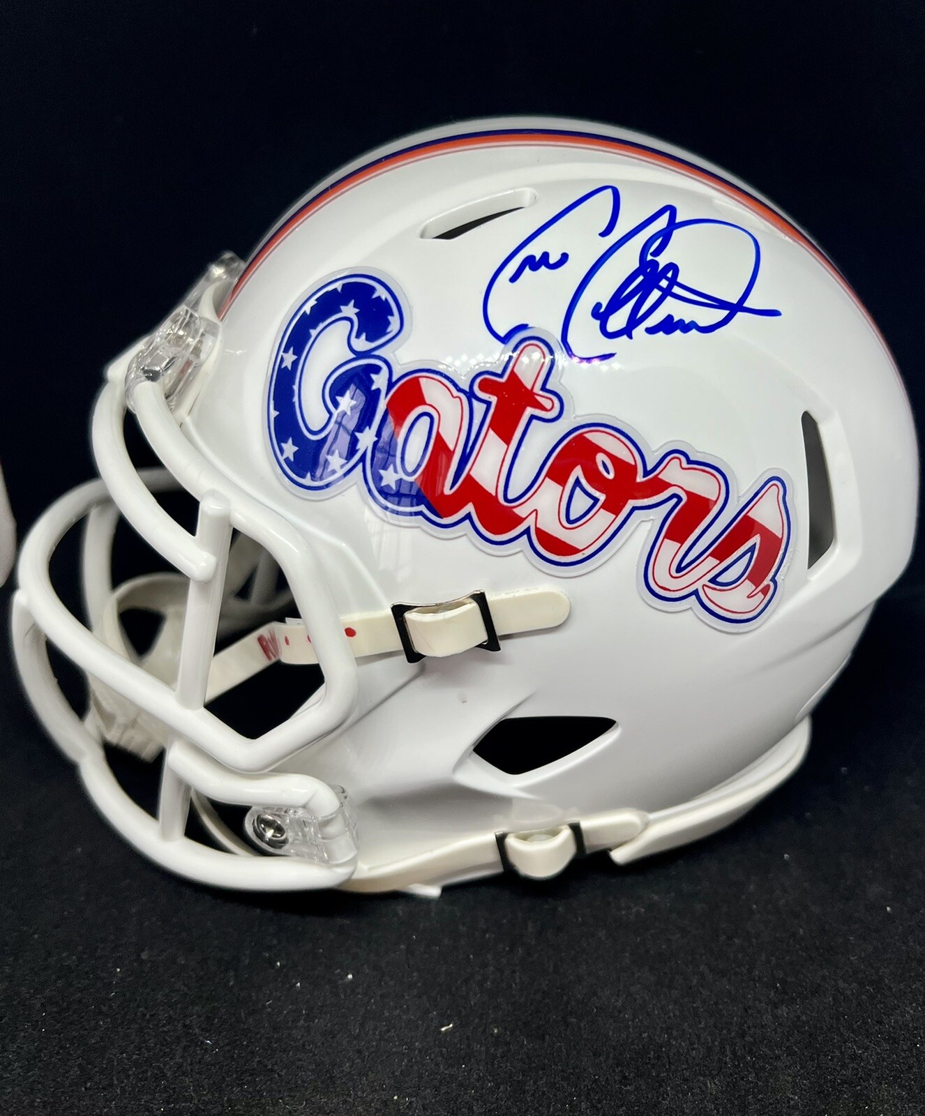 Chris Collinsworth Autographed Signed Florida Gators CRIS COLLINSWORTH HELMET MINI JSA COA AUTHENTIC BENGALS 