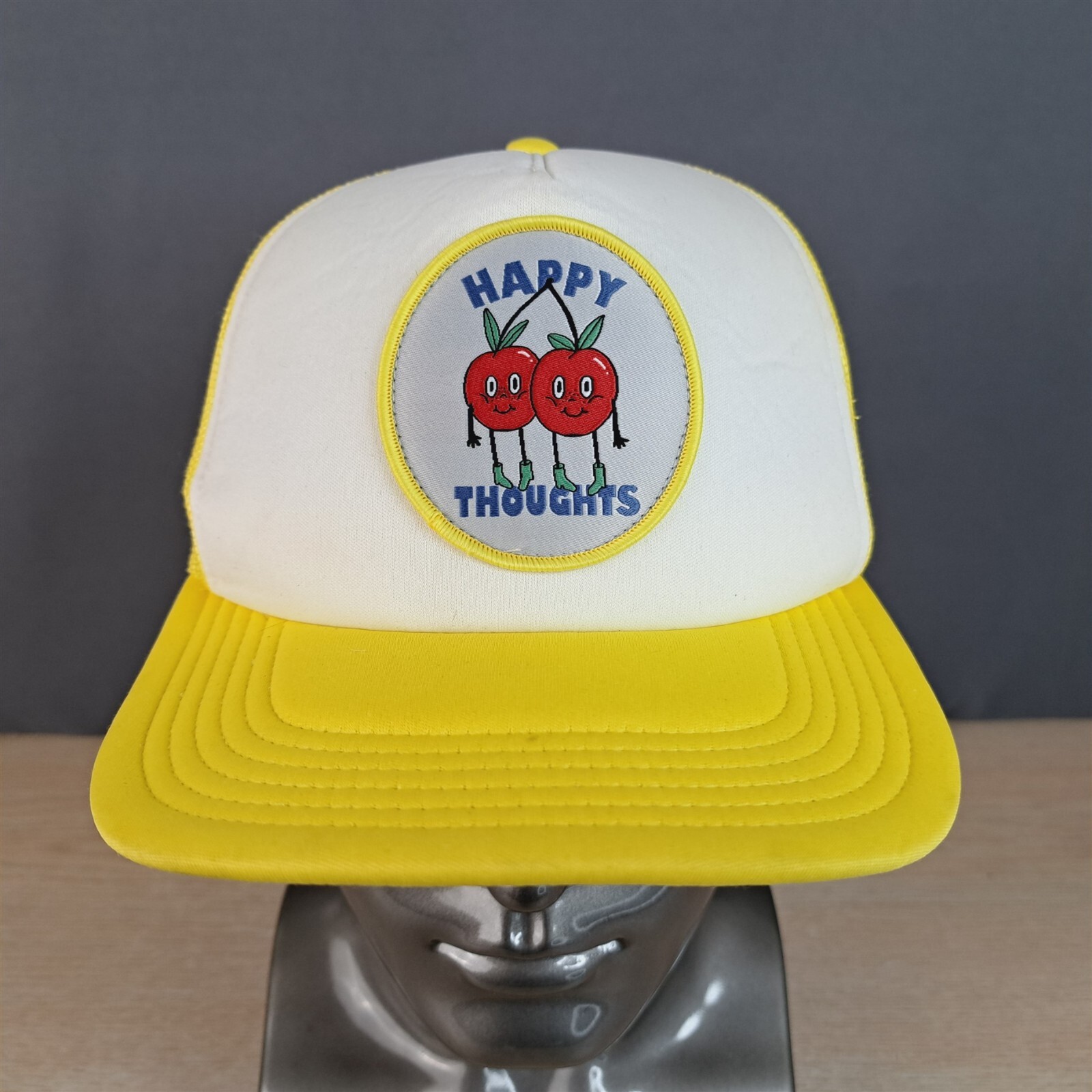 AMERICAN EAGLE HAPPY THOUGHTS ADJUSTABLE TRUCKER/… - image 1