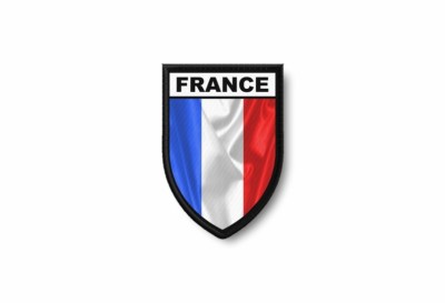 aufnäher gedruckt Aufbügel wappen schild flagge frankreich  opex frankreich