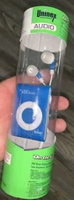 NIB Unisex Audio on the go radio with gel ear buds Battery Included Blue