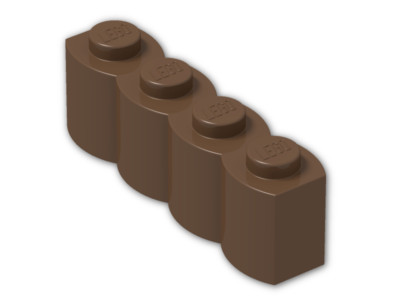 LEGO Parts 30137 (3pcs) Brick Modified 1x4 Log Choose Color Bricks