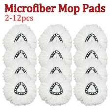 For O-Cedar Spin Mop Replacement Microfiber Mop Head Easy Clean Wring Refill