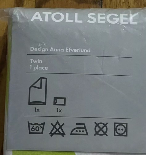 New ‘05 IKEA Atoll Segel 600 884 28 Twin Bed Set Design Anna Efverlund Sealed - Picture 4 of 8