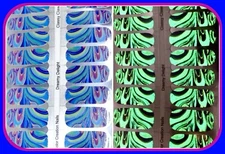 Color Nail Polish Strips, 16ct. Classy Claws Custom. Dreamy Delight GID