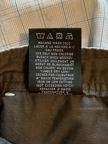 Swiss Cross Men 36 Gray Thin Plaid Walking Shorts W36 R13 L12 Cotton Poly Blend - Picture 8 of 8