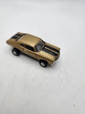 Johnny Lightning Chevy Chevelle Ho Scale Slot Car Gold Black TJET CHASSIS RUNS