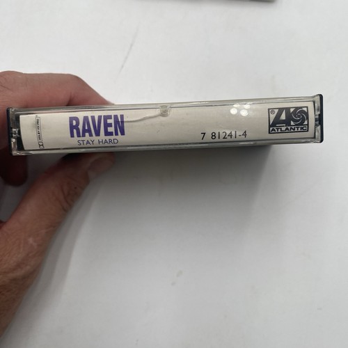 Raven Stay Hard Cassette Tape 1985 Used Tested & Working - Picture 9 of 10