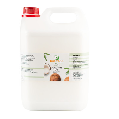 3x 5000 ml | BIO Virgin Coconut Oil | Kokosnussöl | kaltgepresst | Öl | Kanister