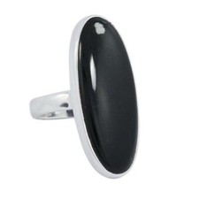 Black Onyx Gemstone 925 Sterling Silver Christmas Gift Ring All Size BM-485