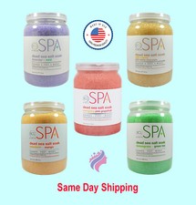 BCL SPA ORGANIC DEAD SEA SALT SOAK Half Gallon 64oz - Choose your scent