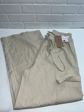 NWT! Kismet Los Angeles Elastic Waist Drawstring Cargo Style Wide Leg Pants M