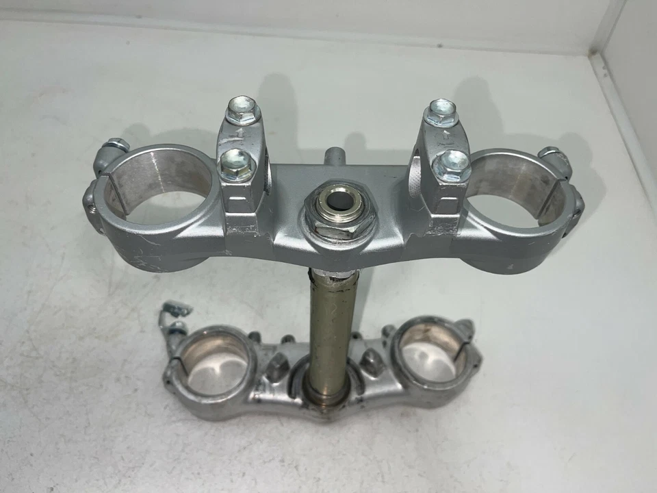 Kawasaki KX125 2000 99-02 triple árbol horquilla abrazadera puente vástago de dirección horquilla Foto 3 de 4