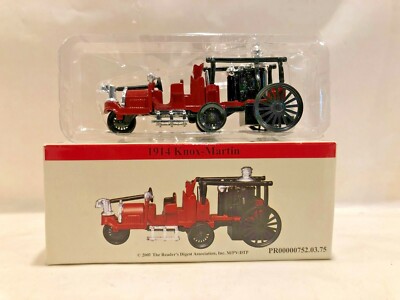 Reader's Digest 1914 Knox-Martin 1:64 Plastic Die Cast Fire Engine