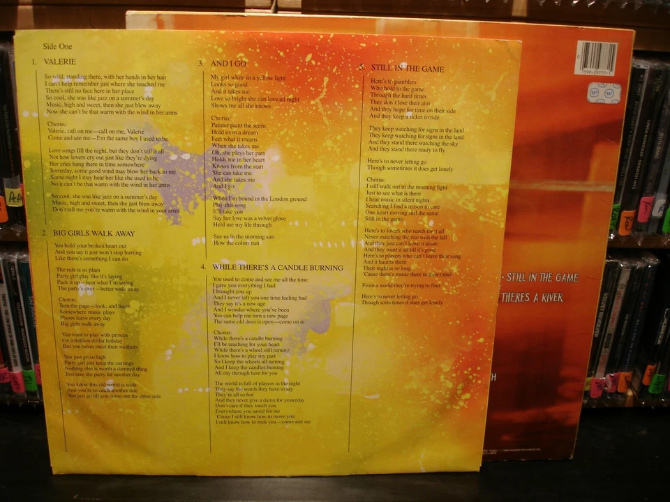 Steve Winwood – Talking Back To The Night Vintage LP *See all pictures* - Image 2 of 4