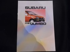 Catalogue SUBARU Mini Jumbo – 12 pages