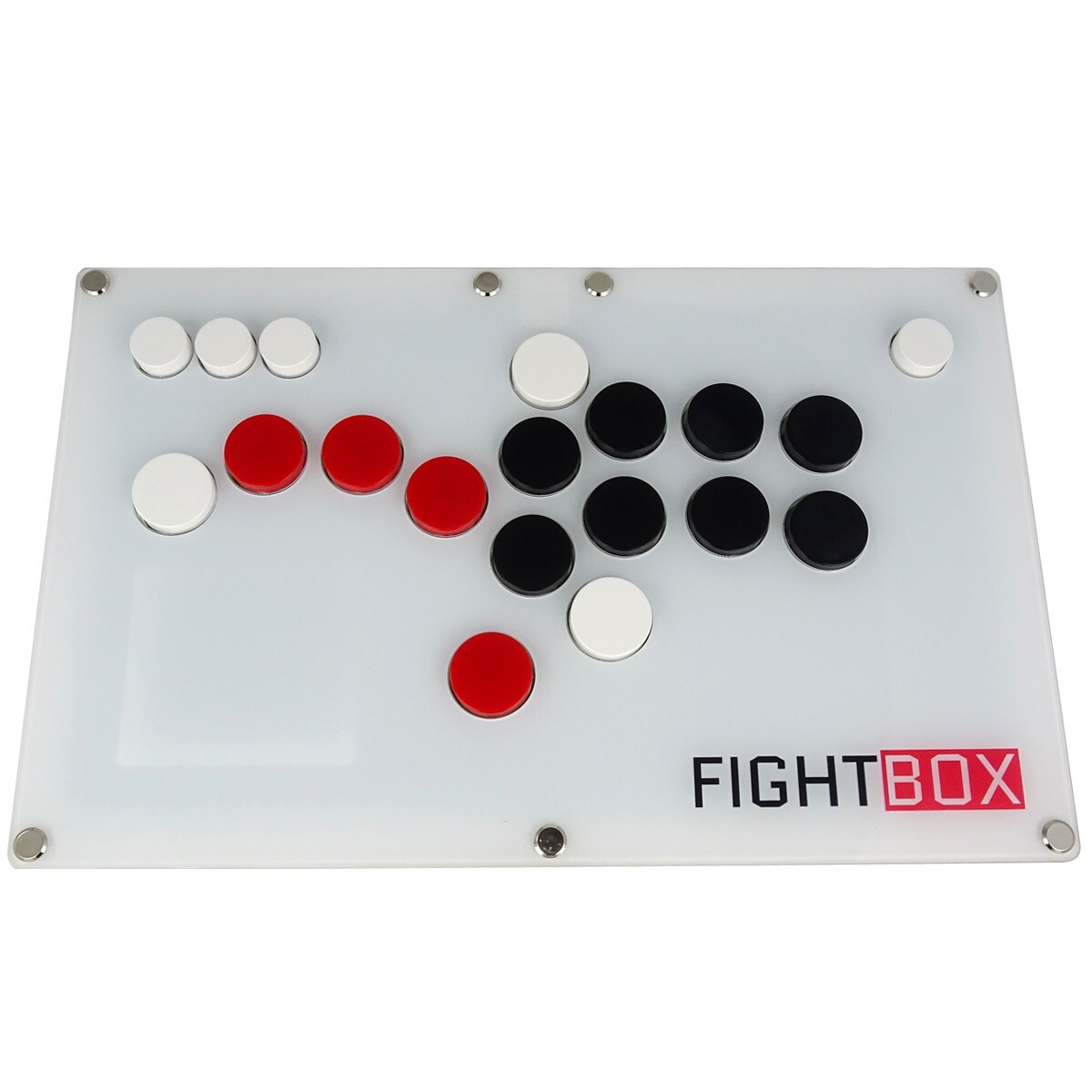 Fightstick White Arcade Hitbox PS4 PS3 PC Raspberry Android Brook
